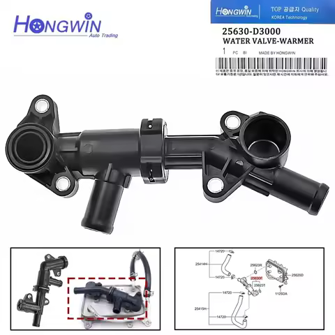 25630-D3000 25630D3000 Transmission Oil Cooler Valve For 2016-2021 Hyundai Kia Sorento Sportage Cade