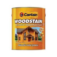 สีย้อมไม้ ชนิดเงา CAPTAIN WOODSTAIN CW99N สีเงาใส 1 แกลลอน (1293077)