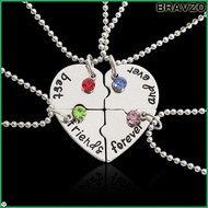 BRAVZO 4 Bff Friend Love Necklace Nice Gift Necklace