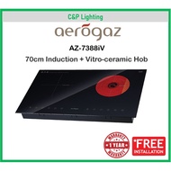 Aerogaz 70cm Induction + Vitro Ceramic Hob AZ-7388iV
