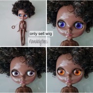 Blythe Doll Dome Wig-Afro Hair Nigro Skin