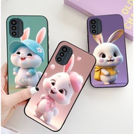 Nokia g21 / nokia g11 / c32 case with cute rabbit print