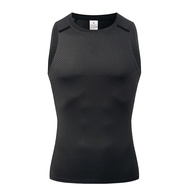 Tight Vest Men's Outdoor Sports Breathable Mesh Solid Color Vests Sportswear Summer