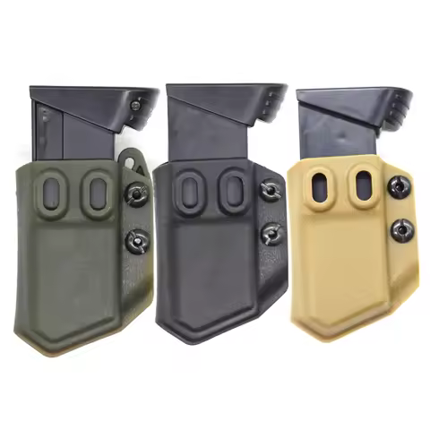 9mm/.40 Double Stack Magazine Case Right Left Magazine Pouch IWB/OWB for GL CZ S&W H&K SIG P365 PX4 