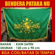 PROMO Bendera NU Besar - BENDERA PATAKA NU Bordir Rumbai Emas - Harga Murah Bendera NU Besar Terbaik