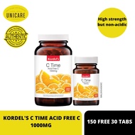 KORDEL'S C TIME ACID FREE C 1000MG 150'S FREE 30'S