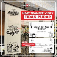 RAYA DIY Kain Rentang Klasik - banner kain belacu | kain backdrop | akikah | majlis