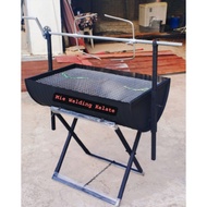 (Ready Stock) Bbq Outdoor Grill Pit Drum 200L Large Saiz/TongDrum Golek Kambing