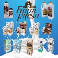 Farm Fresh Milk &amp; Yogurt 1000ml / 1 Litre UHT Fresh Milk / Chocolate / Yarra / Almond / Soy / Master Barista / Oat Milk