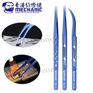 MECHANIC  T3D-11 Tia-11 Titanium Alloy Tweezers BGA IC Chip Flying Wire Repair Forceps Motherboard P