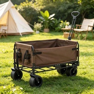 Camper Trolley Outdoor Camper Foldable Picnic Car Stall Travel Small Trolley Camping Handy Tool