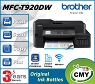 Brother MFC-T920DW A4 All in One Wireless Colour Inkjet Printer | Refill Ink Tank | Auto 2-sided Pri