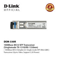 D-Link DEM-330R Gigabit WDM (BiDi) Single-Mode 10 Km SFP Transceiver