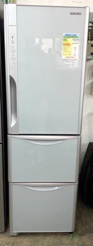 玻璃面 雪櫃 三門 日立 可自動制冰