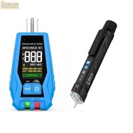 GFCI Outlet Tester Audible Alerts Auto Shut-Off Compact Design LCD Display