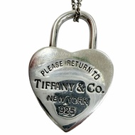 成色極佳☆TIFFANY&Co. Tiffany Return to Tiffany 心形鎖項鍊 925銀吊墜 重13.0克 女士款