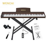 WENCAI Digital Piano 88 Keys Professional Wood Smart Electric Piano With Bluetooth Link  Portable Pi