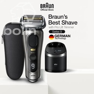 bolin Braun Series 9 9565cc Pro+ Electric Shaver for Men Rechargeable Wet & Dry Electric Trimmer & C
