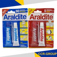Araldite Glue Blue Slow Red Quick Dry Gemstone Epoxy Strong Adhesion For Both Steel Wood Glass Ceramics Plastic And Concrete