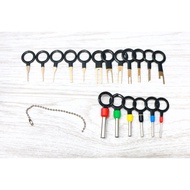 Needle Ejector Car Terminal Ejector Tool 18-Piece Set Audio Disassembly Line Ejector PIN Device Plug