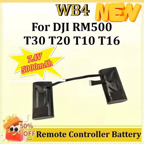 WB4 7.4V 5000mAh Digital Battery for DJI Smart Controller RM500 T30 T10 T16 T20 Remote Controller Ba