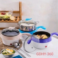 Mini Noodle Cooker 2-layer Noodle Mug, multi-function electric hot pot, 2-layer steamer, high-end pr