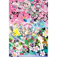 Epock 1053 Super Mall Piece Jig Saw Puzzle Illustration/Art Horaguchikayo Spring (26 × 38cm) 31-521 With a spatula with a glutinous spatula
