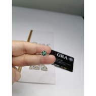 Moissanite Diamond Ring 1 Carat AU750 Inlaid With Certificate and Black Card 莫桑钻1卡拉AU750镶嵌带证书带黑卡