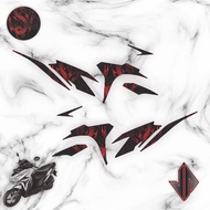 Striping Sticker Vario 125 Old 2013 2014 77 Red Dragon Sticker/