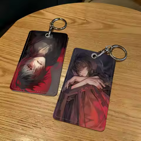 Game Slow Damage Card Holder With Keychain Executive Protection For Bank Credit Subway Bus Case