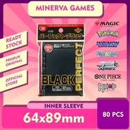 Novice KMC Perfect BLACK Standard Inner Sleeve TCG 64x89mm Pokemon MTG KPOP