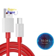 <Dream-t> Type C USB SUPERVOOC 2.0 Fast Charging Cable For OnePlus 9R 10 Pro 10R 11 11R 12 13 Nord 2
