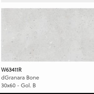 Keramik Dinding Roman W63411R dGranara Bone 30x60 kw1