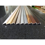 *READY STOCK* PVC Small L Profile (10mm X 25mm) *Cut half to 4.5 Feet*