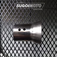 DB Killer 50 mm Stainless Damper Motorcycleknalpot