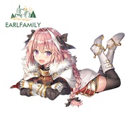 EARLFAMILY Femboy Astolfo Anime Car Sticker Personality Waterproof JDM Decals Suitable for Motorcycl
