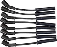 Moroso 51035 IGNITION SPARK PLUG WIRE SET, ULTRA 350, 8MM, MULTI ANGLE BOOT, BLACK, GM GEN V LT1/LT4