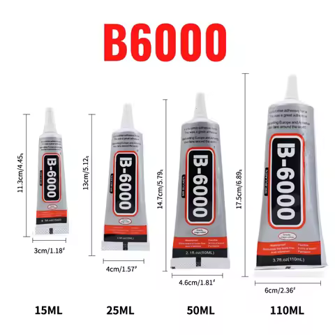 15ML 25ML 50ML 110ML B6000 Adhesive Glue for Phone Repair Liquid Glue Multi-purpose Super Glue With 