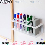 BACKSTR Pen Holder, Eraser holder Wall Mounted Marker Holder Rack,  10 Slots Acrylic Whiteboard Mark