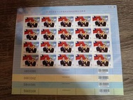 (收藏) 97年中華民國第十二任總統副總統就職紀念郵票-大全張四張(全套) 80 枚郵票 就職紀念 郵票 新票 紀念品 絕版 J