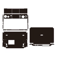 Pre-cut Laptop 1PCS Top+1PCS Palmrest+1PCS Bottom Skin Sticker Cover Film For 2022 2023 2024 GPD Win