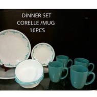 [Ready Stock]Dinner Set Corelle With Mug- Corelle-Mug