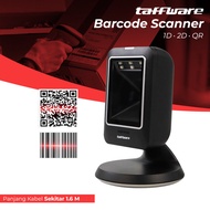 (JDKU) Taffware Desktop Barcode Scanner Portable USB 1D 2D QR - MP6300IR Best Quality