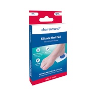 DERAMED แผ่นซิลิโคนรองส้นเท้า Silicone Heel Pad Size L 