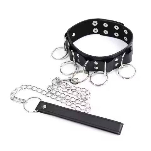 Necklace Erotic Goth Collar Choker BDSM Bondage Fashion Handmade Pole Dance Neck Belt Party Accessor