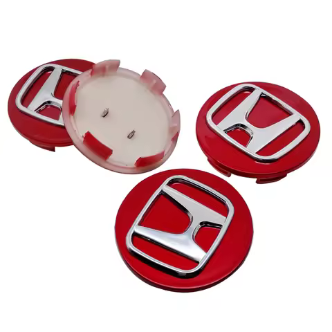 58mm 69mm Car Wheel Center Hub Caps Badge Hub Cover for Honda Jazz City Civic Inspire Accord HRV CRV