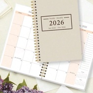 2026 Monthly Planner, From July 2025 To June 2027, Large A4 Spiral Organizer With Calendar Pages, No