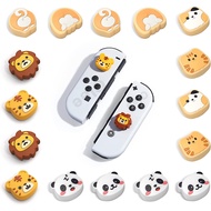 Animals Switch Thumb Grip Caps for Nintendo Switch/OLED/Lite Joycon, Silicone Switch Joystick Covers for Switch Joy Con,Cute Switch Accessories - 16PCS