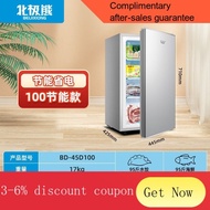 XY7 Polar Bear Upright Refrigerators Household Small Full Frozen Freezer Rental Dormitory Drawer Side Door Refrigerator