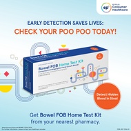 Bowel FOB Faecal Occult Blood Home Test Kit 1's